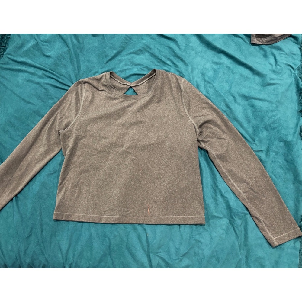 LuluLemon Gray Long Sleeve Top